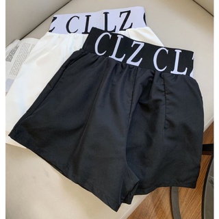 #พร้อมส่ง กางเกงขาสั้นเอวสูง สไตล์​เกาหลี งานเรียบหรูดูแพง