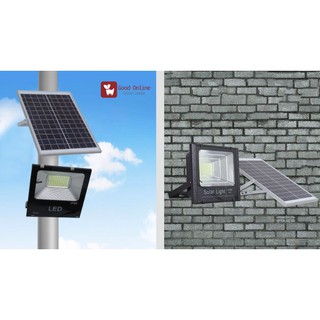 goodonline รุ่นT013 ไฟโซล่าเซลล์ สปอตไลท์ Solar LED โซล่าเซลล์ 45W 65W 120W แสงสีขาว