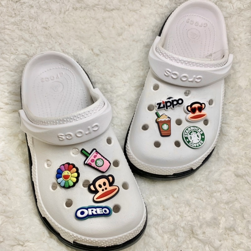 JBCS🎯👌🏻ตัวติดรองเท้ามีรู ” แบรนด์ ที่นิยม” 🌈👠shoe Charm “pop star Brand  ” สตาร์บั๊ค โค้ก แป๊ปซี่ มีติดไว้ไม่เอาท์