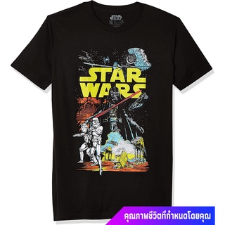 เสื้อยืดสตาร์วอร์ส เยาวชน Star Wars Mens Rebel Classic Graphic T-Shirt sale เสื้อยืดคอกลม