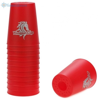 SWTDRM- ~Yongjun Sport Stacking Cups 12pcs/set YJ Sport Flying Racing Cup Speed Cups Educational Toys for Children-【Sweetdream】