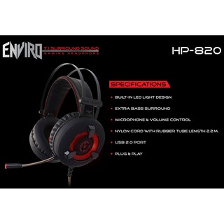 Signo E-Sport HP-820 7.1 Surround Sound Gaming Headphone