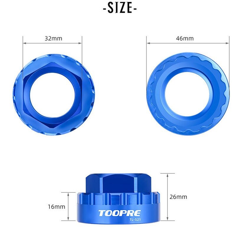 TOOPRE เครื่องมือถอด/ติดตั้ง ใบจานหน้าเดี่ยว Shimano 12S  แบบ Direct Mount รองรับ M7100 M8100 M9100 - รูปที่ 4