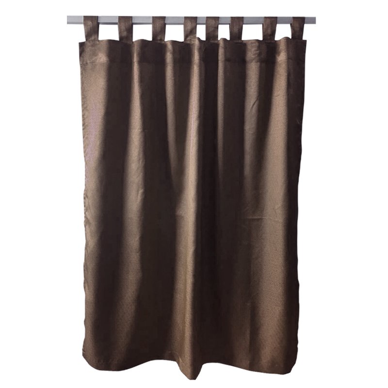 Chaixing Home KASSA HOME ผ้าม่านหูกระเช้าประตู รุ่น MARNI ขนาด 140 x 220 ซม. สีน้ำตาล