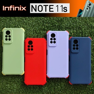 เคส ยาง TPU ขอบกันกระแทก ( คละสี) สำหรับ Infinix Note 11S