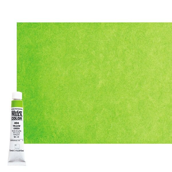 ShinHan AWC 404 Yellow Green 7.5ml (S1220070-0404) / สีน้ำเกรด Artist ขนาด 7.5ml รหัส 404 แบรนด์ Shi