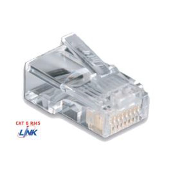CAT6 RJ45 PLUG( ตัวผู้), 2 layer