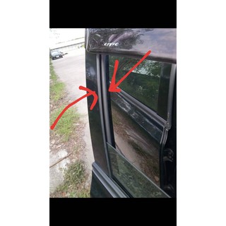 ชุด สักหลาดร่องกระจก ยางสักหลาด civic 06-11