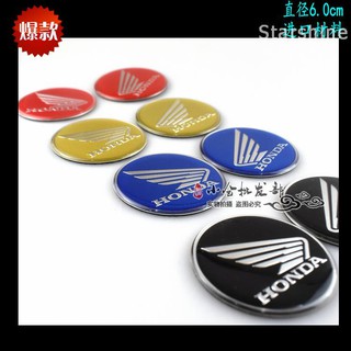 Motorcycle car stickers personalized decoration decals 125HONDA Wuyang Honda logo wings wing aluminum stickers metal sti