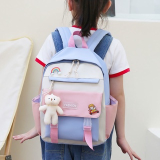 กระเป๋านักเรียนอนุบาลเด็กชายและเด็กหญิงน่ารักกระเป๋านักเรียนเด็ก 3-6 ปี 5 ขวบกระเป๋านักเรียนใบใหญ่หญิงประถม