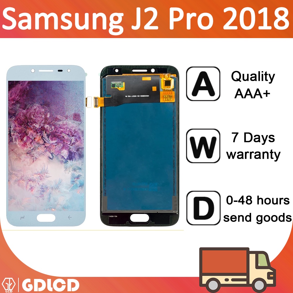 สําหรับ Samsung Galaxy J2 Pro 2018 LCD Sm J250F J250 J 2 2018 250F Sm-J250F หน้าจอ LCD อะไหล่