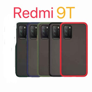 รุ่นใหม่พร้อมส่งจ้า👉 เคสขอบนิ่มหลังแข็งขุ่น For Redmi9T PocoM3