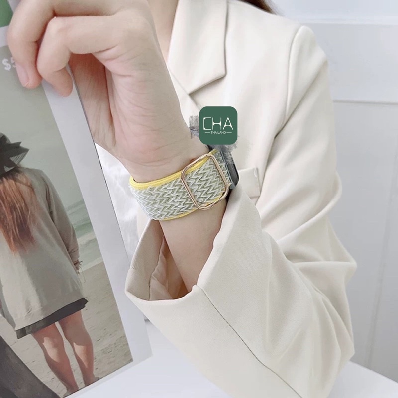 สาย AW ผ้าใหม่สาย  (เเคสาย) สําหรับ watch 10/9/8/7/6/5:4/3/2/SE ขนาด38/40/41/42/44/45/46/49mm  สายนาฬิกา smart watch