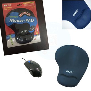 OKER แผ่นรองเมาส์ PA-01 (black)