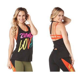 Zumba Love Halter Top (เสื้อคล้องคอเปิดหลังออกกำลังกายซุมบ้า)