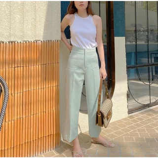 Urbanapparels baguette trousers size S สี mint ของใหม่มีตพหนิตามภาพ