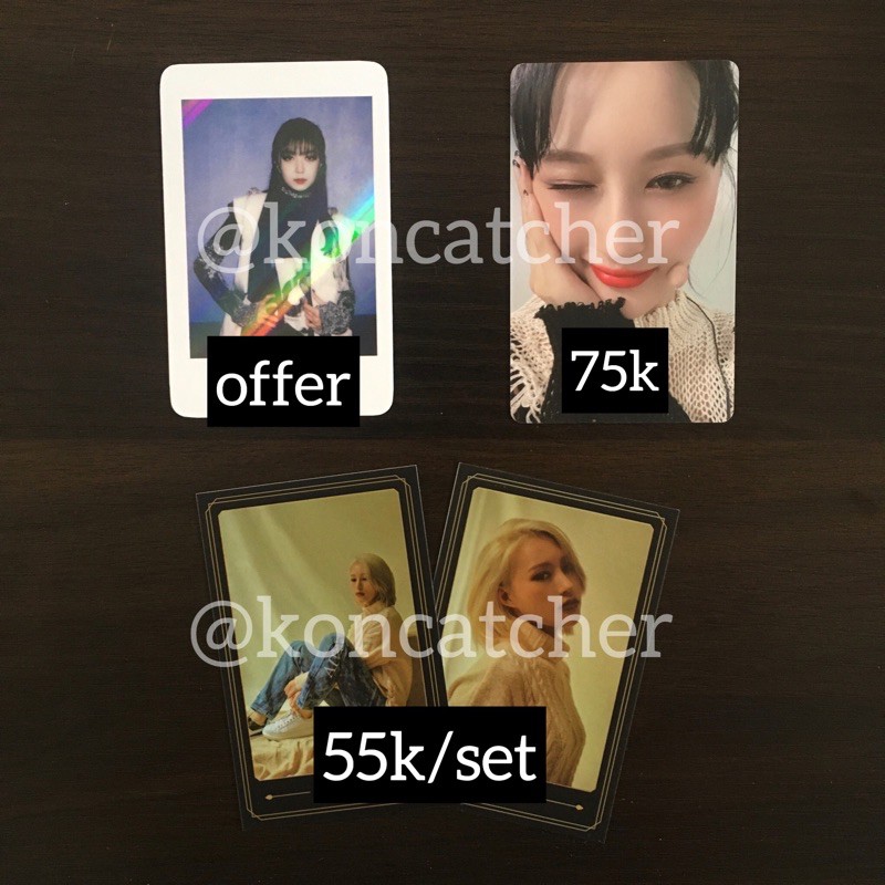 Dreamcatcher Siyeon photocard binder md set, Dami benefit withดราม่า