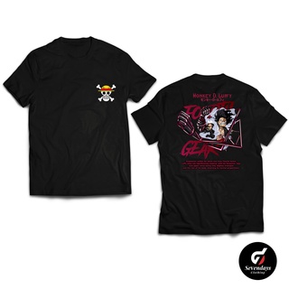 เสื้อยืด ลายอนิเมะวันพีช MONKEY D LUFFY GEAR 4 SNAKE MAN ONE PIECE สไตล์ญี่ปุ่น