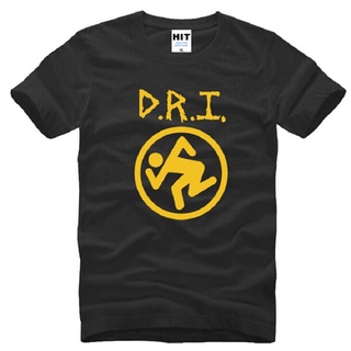 ใหม่ เสื้อยืดแขนสั้น ผ้าฝ้าย พิมพ์ลาย Dirty Rotten Imbeciles D.R.I สไตล์ฮิปฮอป แฟชั่นสําหรับผู้ชายS-5XL