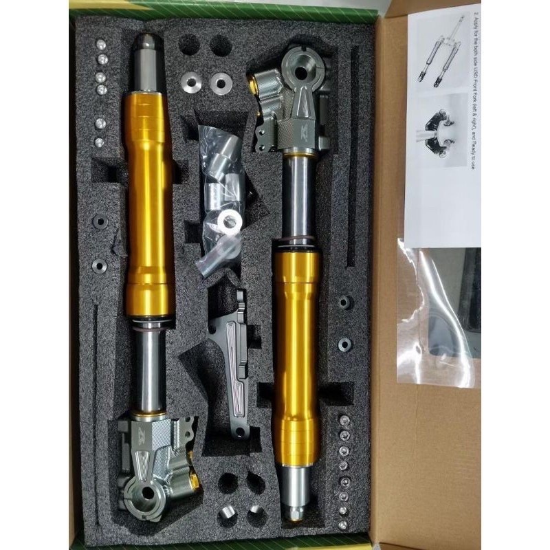Rapido R2 series usd ส้อม Y15/Rs150/Nvx155 USD ส้อม Rapido plug & play R2 series ส้อมมาตรฐาน