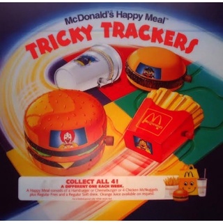 Tricky Tracker Food Jigsaw Toys Various Happy Meal McDonald’s 1995 ครบชุดคะ