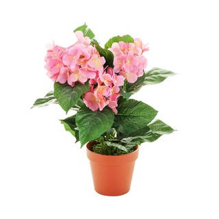 Artificial tree ARTIFICIAL HYDRANGEA LALA HOME 45CM LIGHT PINK Garden accessories Garden decoration accessories ต้นไม้ปร