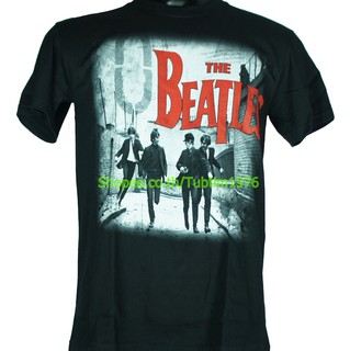 เสื้อยืดผ้าฝ้ายเสื้อวง The Beatles เสื้อวินเทจ ลายอมตะ เสื้อวินเทจ เดอะบีเทิลส์ BTL1282L XL  XXL 3XL