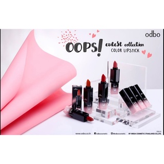 ⚡FLASH SALE⚡♡พร้อมส่ง odbo OOPS! Cutest Collection COLOR LIPSTICK 💄💄OD510