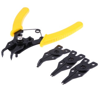 4 in 1 Snap Ring Pliers Plier Set DIY Circlip Combination Retaining Clip Jewelry