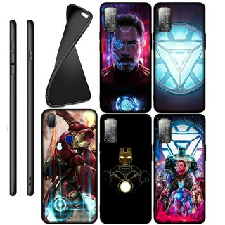 MARVEL เคสโทรศัพท์ซิลิโคนลายการ์ตูน Iron Man สําหรับ Oppo Reno5 4 3 Pro 2 Z F 2 F5 F17 Pro A93 A73 2020 Reno5 Reno4