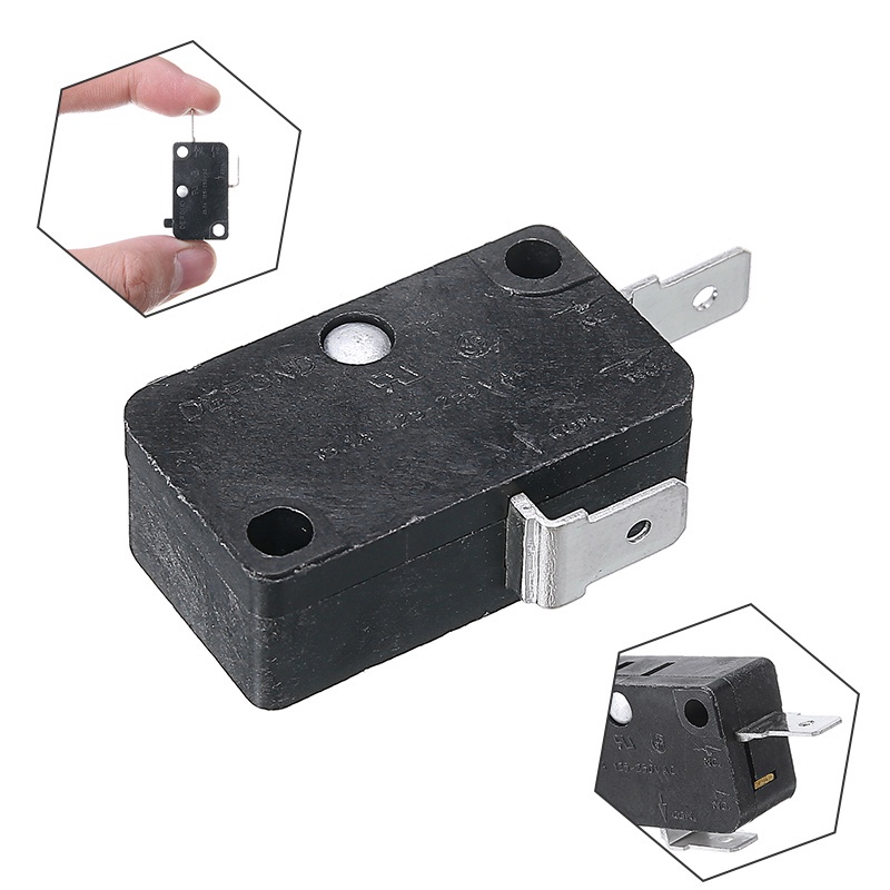 Dmc-1115 Micro Limit Switch Snap Action 2 Pins 15A 250VAC Momentary Switch โกโกโฮมมอลล์
