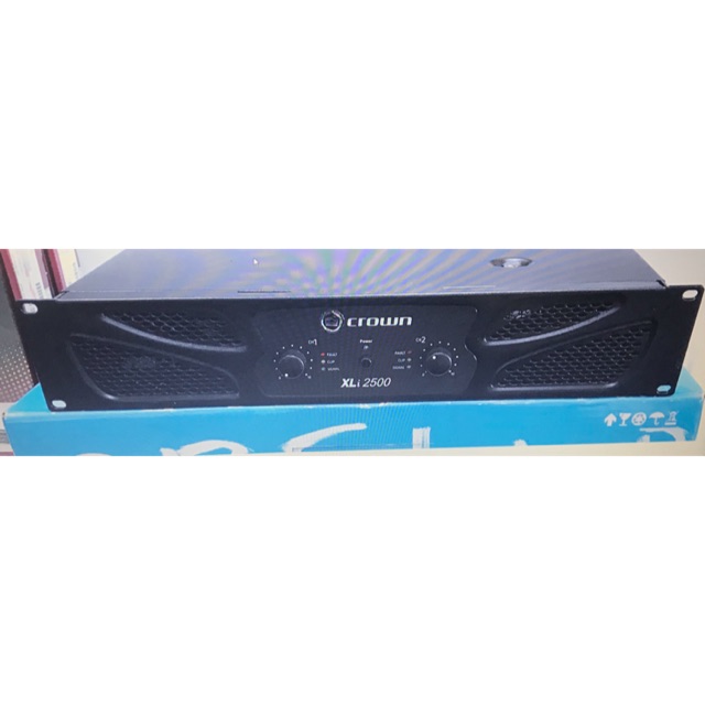 เครื่องขยายเสียง CROWN XLi2500 มีกำลังขับ 750 วัตต์ 8โอห์ม STEREO สินค้าของแท้ 100% รับประกันจากมหาจ