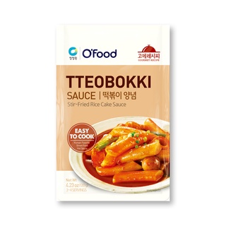 โปรโมชัน! โอฟู้ด ซอสต๊อกบ๊กกี 120 กรัม O-FOOD Tteobokki Sauce 120g