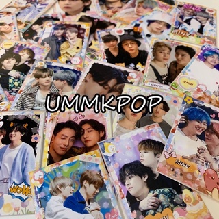 รูปโพลาลอยด์ คู่ชิปBTS KOOKV,TAEKOOK,KOOKMIN,YOONMIN,MINV(1เซ็ตมี4รูปขนสด2*3นิ้ว)