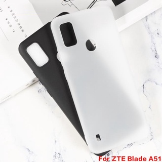 เคสโทรศัพท์ซิลิโคน TPU แบบนิ่ม สําหรับ ZTE Blade A51 A7P