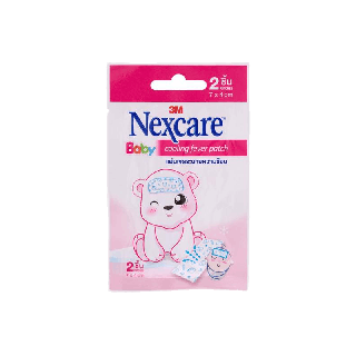 3M Nexcare Baby Cooling Fever เน็กซ์แคร์ แผ่นเจลลดไข้ ระบายความร้อน ขนาด 4x7cm