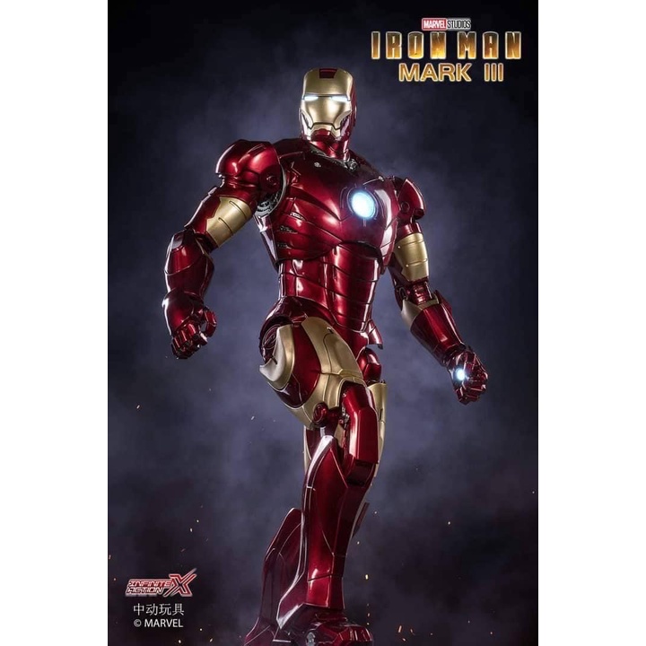 Action Figurines 2790 บาท IRON MAN Mk III Mark 3 ZD Toys (แท้)1/5 LED  Action Figure 36 cm Hobbies & Collections
