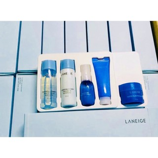 Laneige Moisture Care 5 item ชุดบำรุงผิวขนาดพกพาเน้นงานชุ่มชื่นคืนผิวกระจ่างใส