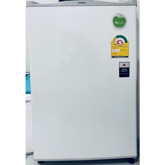Toshiba ตู้เย็นมินิบาร์ 1 ประตู รุ่น GR-A906ZQST (มือ 2 ใช้ได้ 1 เดือน) ขนาด 3.0 คิว (สีขาว) ตู้เย็นมินิบาร์