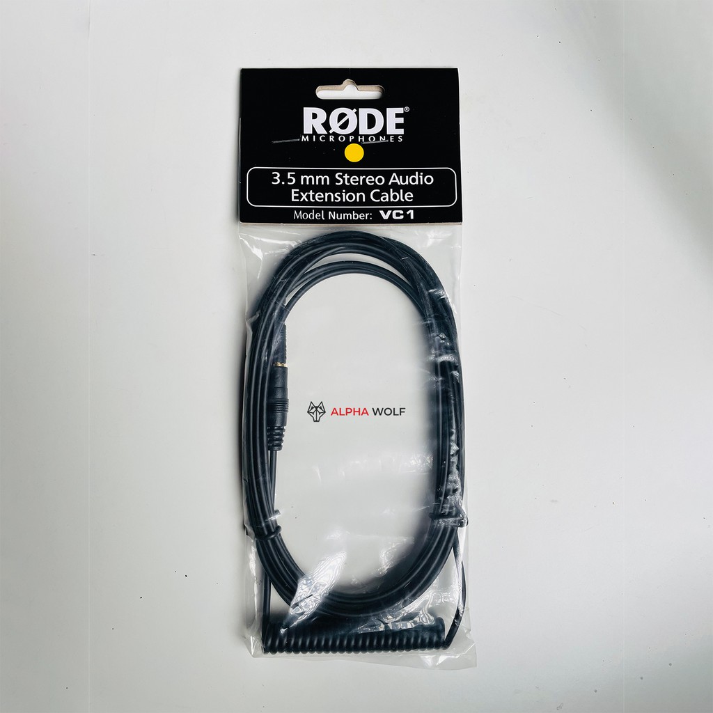 RODE VC1 3.5mm TRS Microphone Extension Cable สายพ่วงต่อขนาด 3.5mm Male
