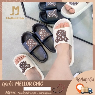 Mellor Chic รองเท้าแตะ เเตะแบบสวม 🐻ลายน้องหมี ฟรุ้งฟริ้ง สุดน่ารัก🐼 พื้นนุ่มใส่สบาย สินค้าในไทย พร้อมส่ง