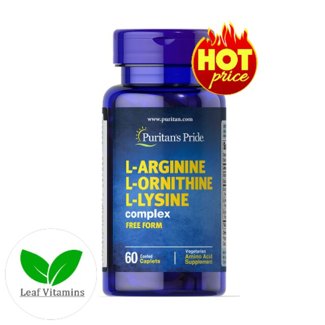 Puritan’s Pride TriAmino Acid (LArginine , LOrnithine , LLysine