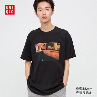 Uniqlo UT เสื้อยืดแขนสั้น พิมพ์ลาย Saul Leiter สําหรับผู้ชาย ผู้หญิง 451211ยืด.สบาย.รัก