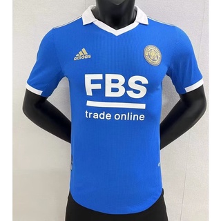 เสื้อยืดแขนสั้น พิมพ์ลายนักฟุตบอล Leicester City คุณภาพสูง ไซซ์ S - 2XL ไซซ์ 22-23