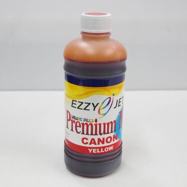 Ezzy-jet CANON Inkjet Premium Ink หมึกเติมอิงค์เจ็ท CANON ขนาด 500 ml. ( Yellow - สีเหลือง)