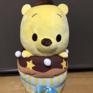 🔥ล้างสต็อก🔥 ตุ๊กตา Disney 🇯🇵 หมี หมีพู หมีพูห์ Winnie the Pooh Cupcake Big 35cm ลิขสิทธิ์แท้ ไม่ใช่งานจีน