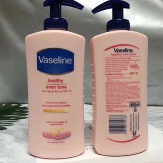 วาสลีนผิว โลชั่นบำรุงผิว Vaseline Healthy Even Tone With Vitamin B3 And SPF 10 400 ml