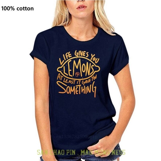 [S-5XL] Gildan เสื้อยืดผ้าฝ้าย 100% พิมพ์ลาย Ajrwhen Life Gives You Lemon St Ajr Lemon Lyrics Word Band Nectoclock Break #2