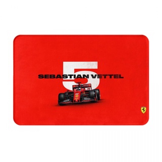 Sebastian Vettel (1) พรมเช็ดเท้า ผ้าสักหลาด กันลื่น ดูดซับน้ํา แห้งเร็ว สําหรับห้องน้ํา 16x24 นิ้ว พร้อมส่ง