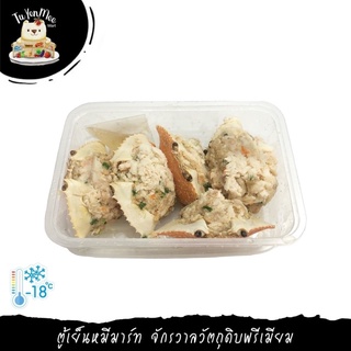 350G/PACK ปูจ๋า เนื้อแน่น พร้อมประกอบอาหาร DEEP-FRIED CRAB MEAT AND MINCED PORK IN CRAB